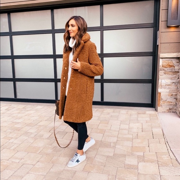 J. Crew Teddy Sherpa Coat NWT med